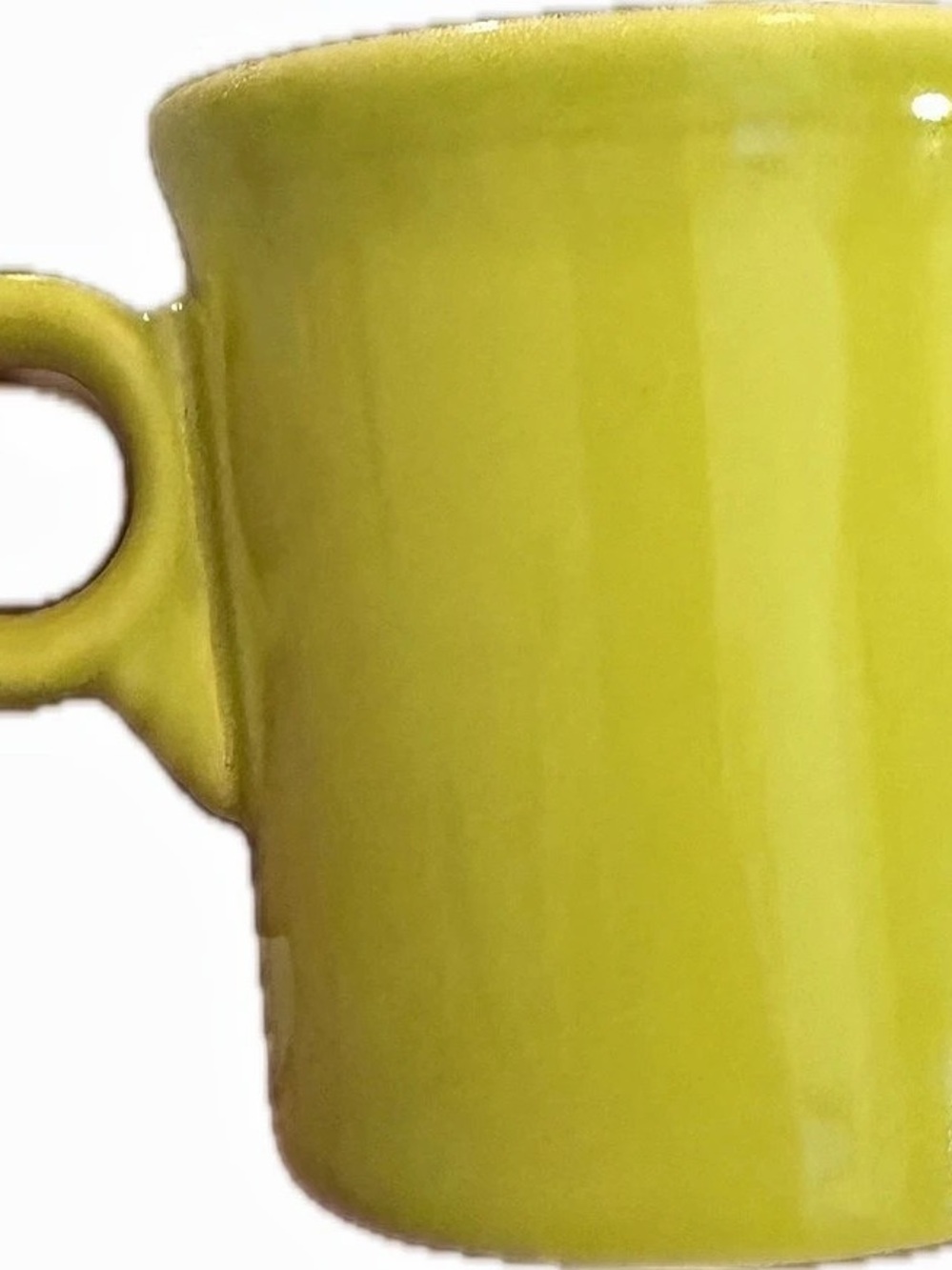 Fiesta Classic Ring Handle Coffee Mug in Lemongrass - Excellent Condition!